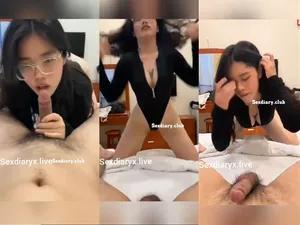 Em rau vú đẹp kính cận mút cậu bé điêu luyện